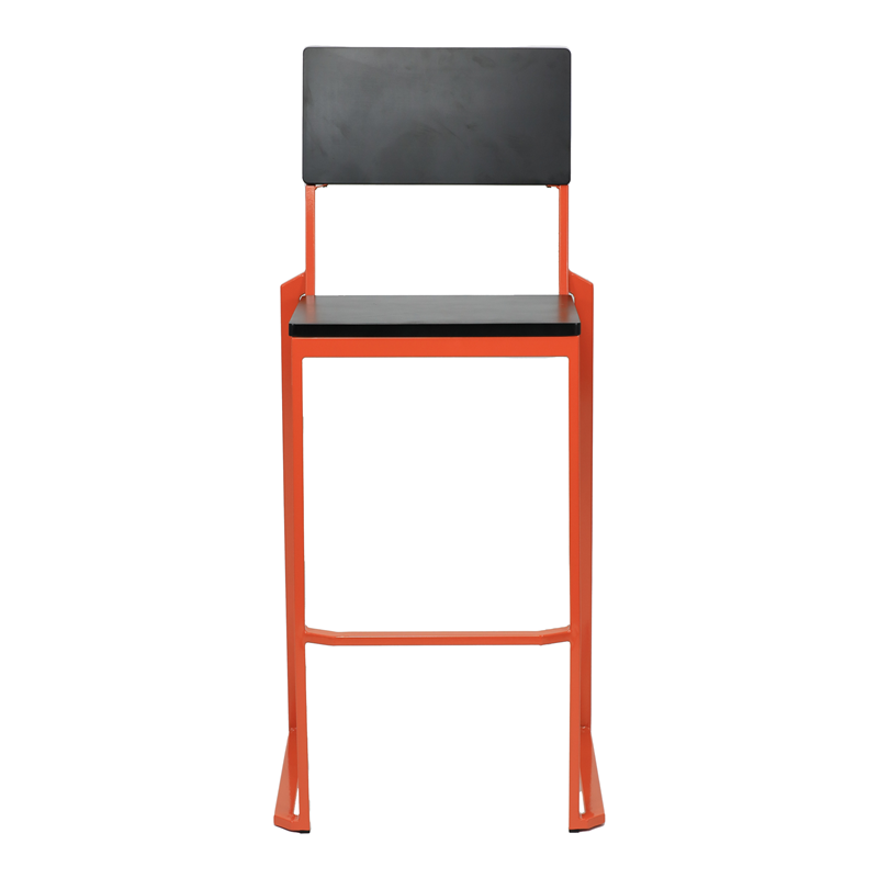 industrial metal wood bar stool supplier