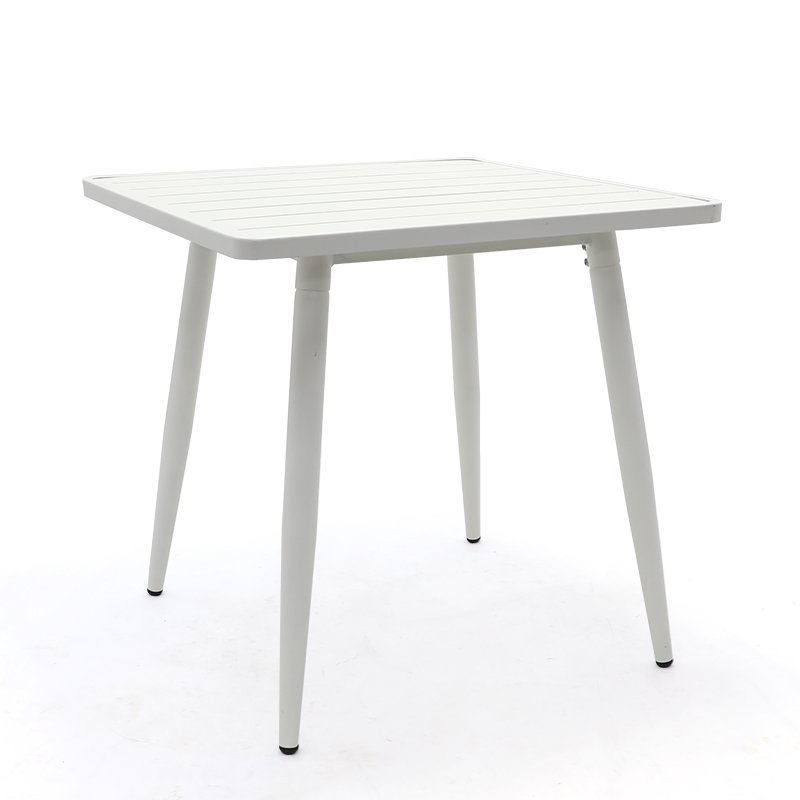 square steel table industrial