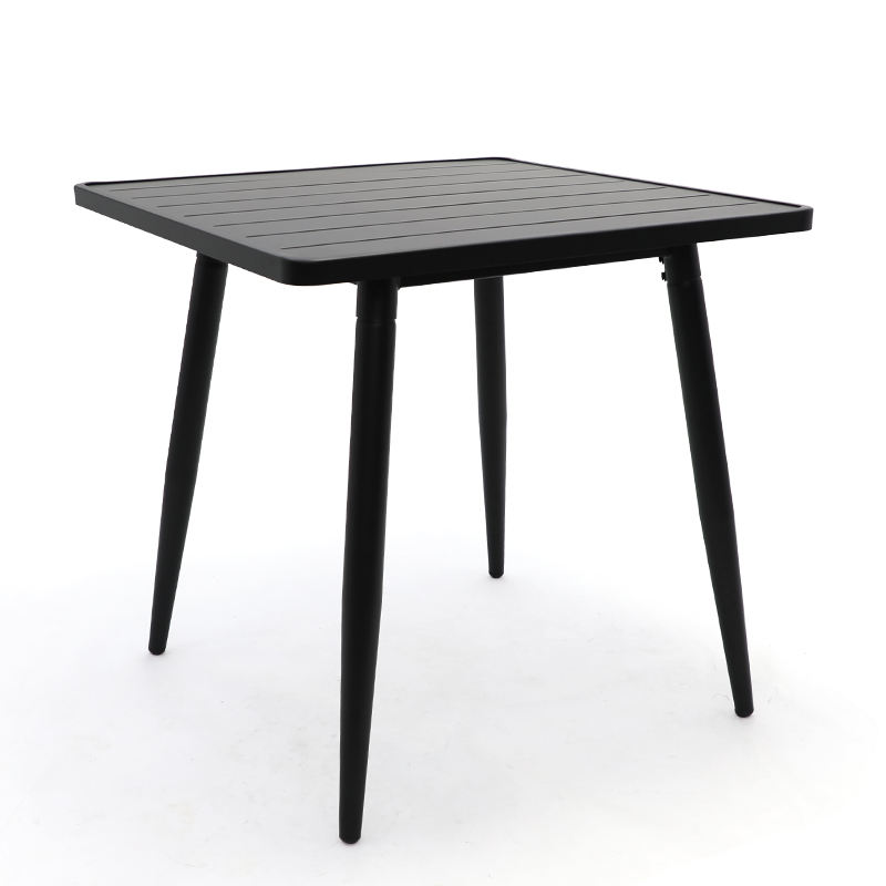 steel metal table dining table